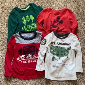 Lot of 3T longsleeve tshirts